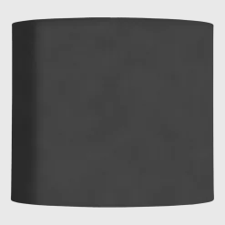 Abat-jour ardoise en velours de polyester 35 x 30 cm Rosyta - Ebb & Flow