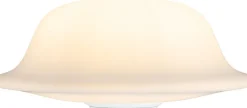 Abat-jour blanc en verre opale Butler - UMAGE