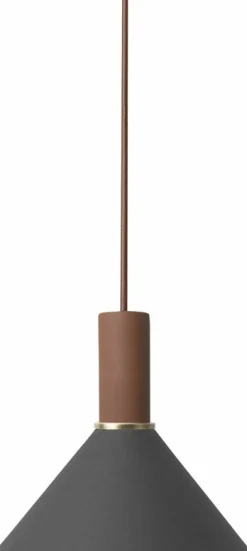 Abat-jour conique noir Collect - Ferm Living