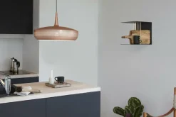 Abat-jour cuivre brossé 43 cm Clava Dine - UMAGE