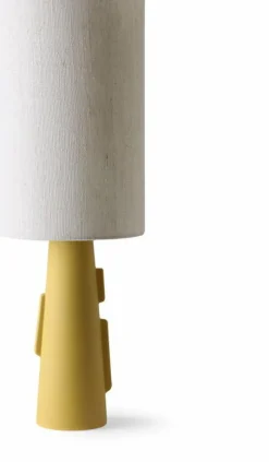 Abat-jour cylindrique en lin naturel M - HKliving