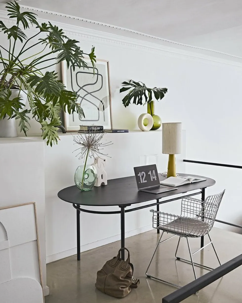Abat-jour cylindrique en lin naturel M - HKliving