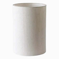 Abat-jour cylindrique en lin naturel M - HKliving