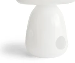 Abat-jour de lampe de table en verre opale blanc Apollo - Hay