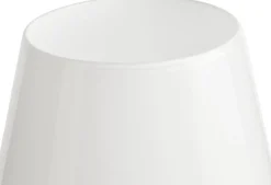 Abat-jour de lampe de table en verre opale blanc Apollo - Hay
