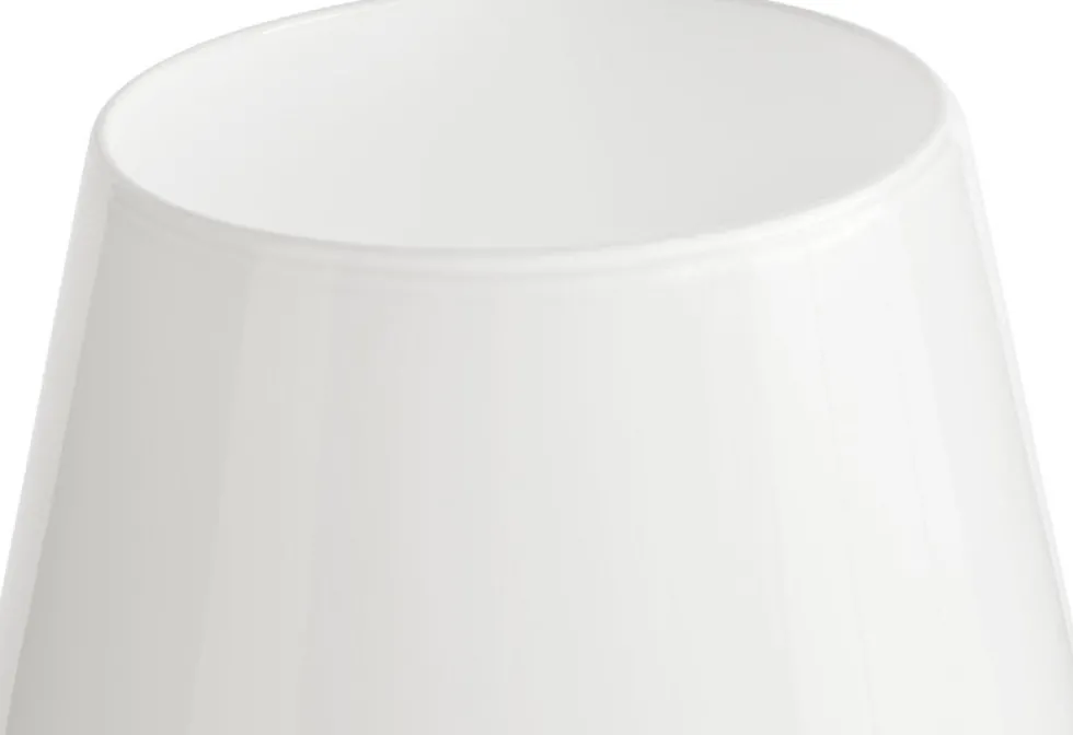 Abat-jour de lampe de table en verre opale blanc Apollo - Hay