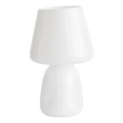 Abat-jour de lampe de table en verre opale blanc Apollo - Hay