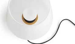 Abat-jour de lampe de table en verre opale blanc Apollo - Hay