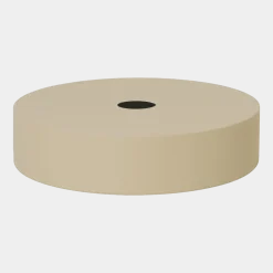 Abat jour disque en métal beige Cashmere - Ferm Living