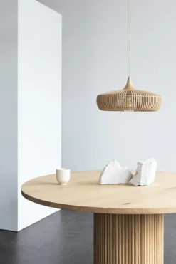 Abat-jour en chêne naturel Clava Dine 43 cm - UMAGE