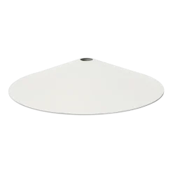 Abat-jour en fer peint par poudrage intérieur blanc 58cm Collect - Ferm Living