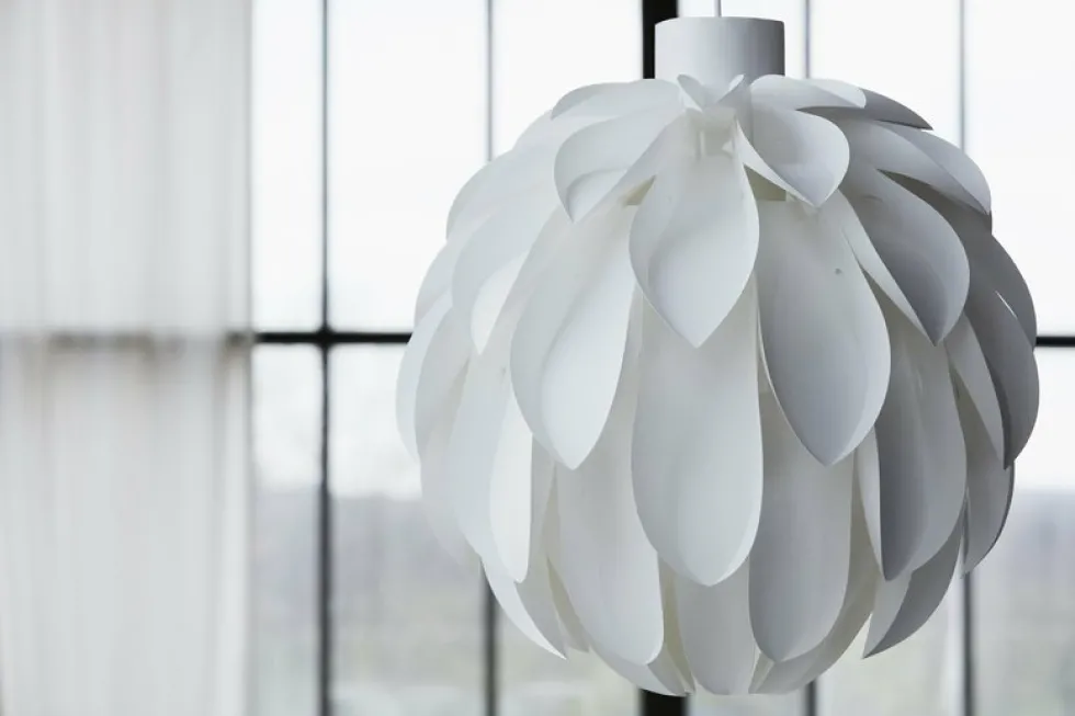 Abat-jour en feuille blanche 51 cm Norm 12 - Normann Copenhagen