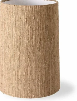 Abat-jour en fibre de soie marron ø32cm - HKliving