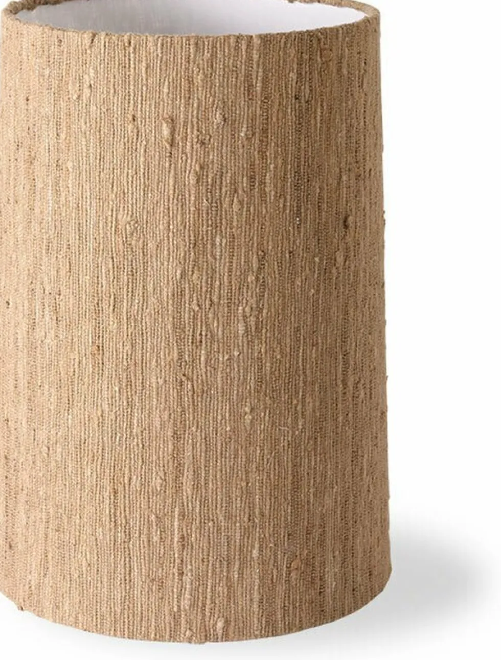 Abat-jour en fibre de soie marron ø32cm - HKliving