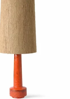 Abat-jour en fibre de soie marron ø32cm - HKliving