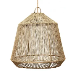 Abat-jour en fibre naturelle The Conic - Bazar Bizar