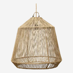 Abat-jour en fibre naturelle The Conic - Bazar Bizar