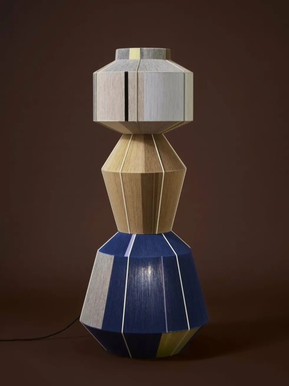 Abat-jour en laine bleue Bonbon 500 - Hay