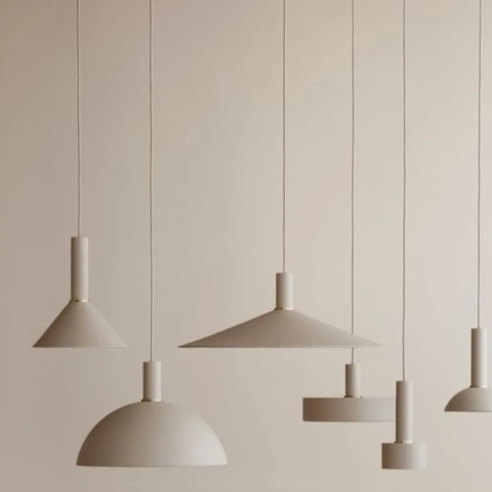 Abat-jour en métal Angle Cashmere - Ferm Living