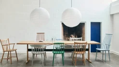 Abat-jour en papier de riz blanc Classic 80 cm - Hay