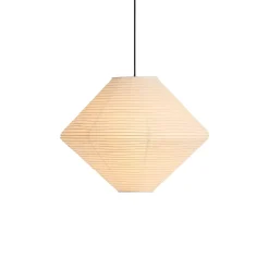 Abat-jour en papier de riz blanc 60cm Diamant - HAY