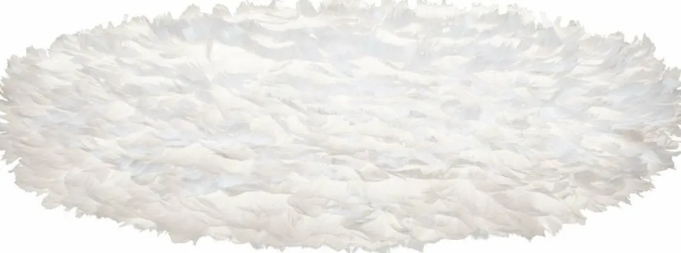 Abat-jour en plumes blanche 70 cm Eos Esther - UMAGE