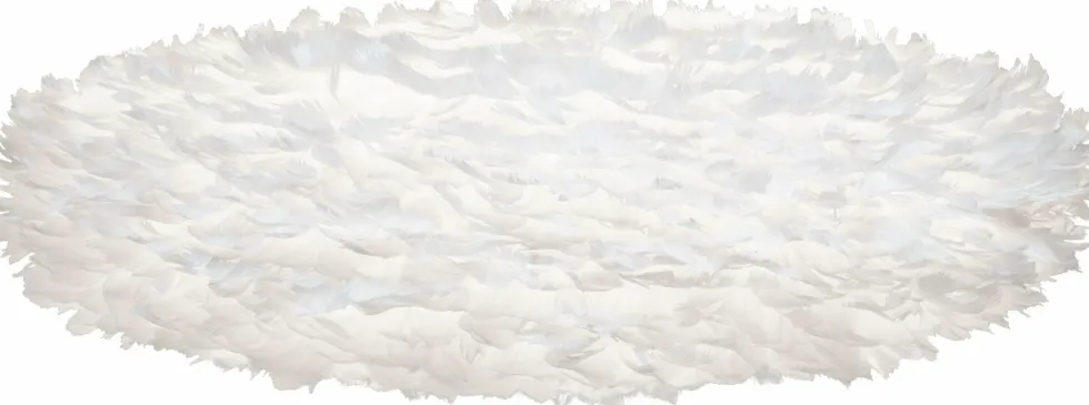 Abat-jour en plumes blanche 70 cm Eos Esther - UMAGE