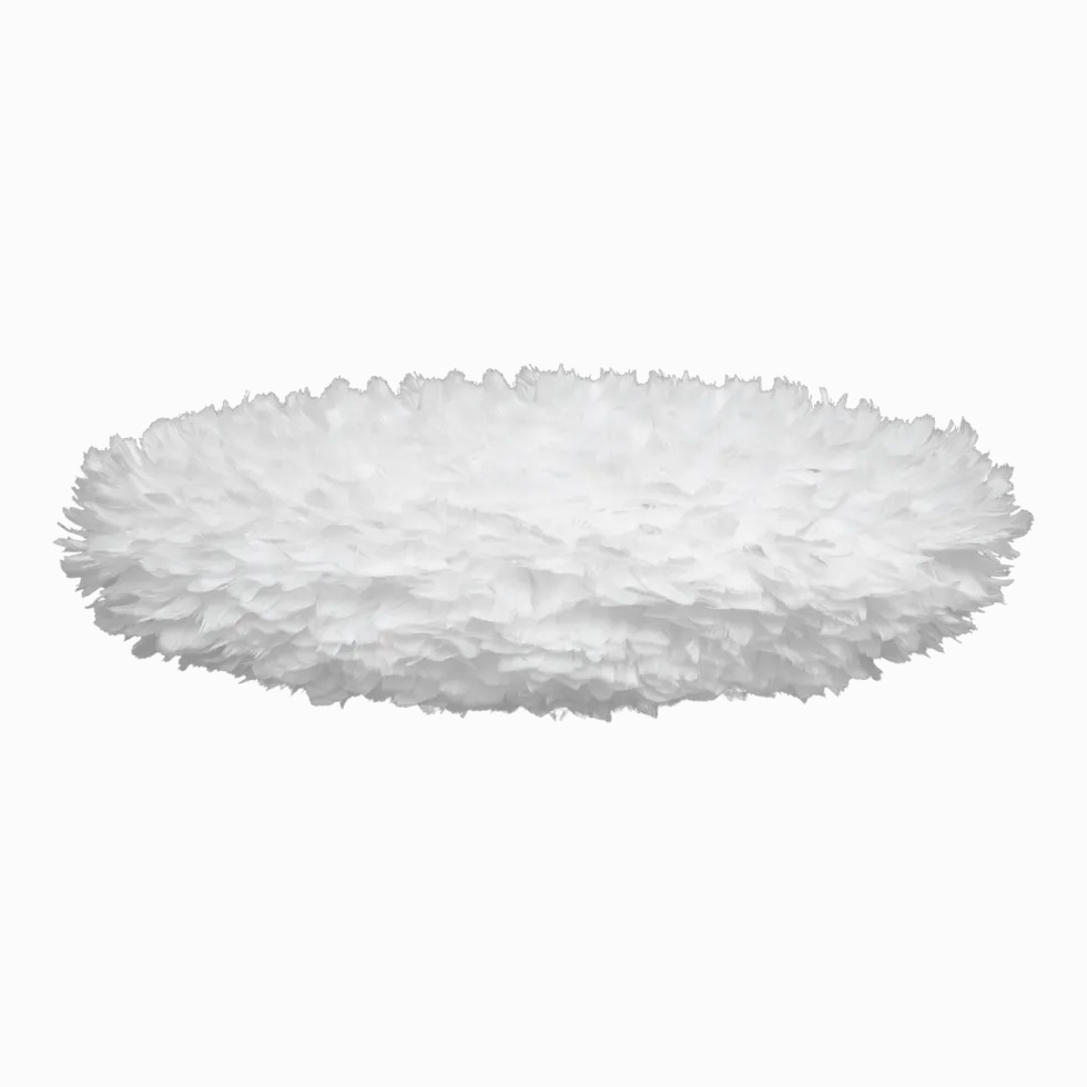 Abat-jour en plumes blanche 70 cm Eos Esther - UMAGE