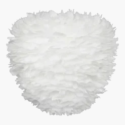 Abat-jour en plumes blanches 40 cm Eos Evia - UMAGE