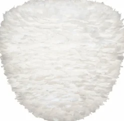 Abat-jour en plumes blanches 55 cm Eos Evia - UMAGE