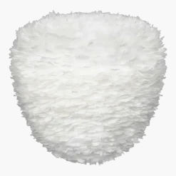 Abat-jour en plumes blanches 55 cm Eos Evia - UMAGE