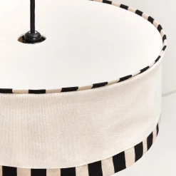 Abat-jour pour suspension en coton bio beige naturel 50 cm Paul - Nobodinoz