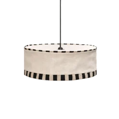 Abat-jour pour suspension en coton bio beige naturel 50 cm Paul - Nobodinoz