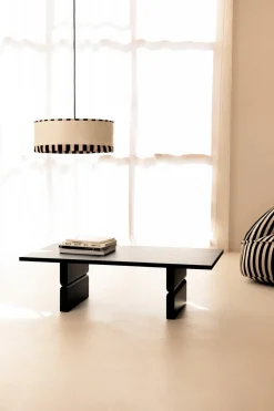 Abat-jour pour suspension en coton bio beige naturel 50 cm Paul - Nobodinoz