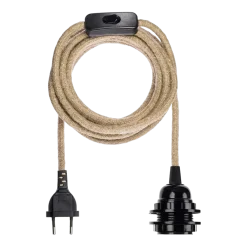 Adaptateur pour lampes - Naturel Noir - Bazar Bizar