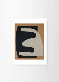 Affiche Berit Mogensen Lopez Beige on Black 30 x 40 cm - The Poster Club