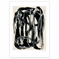 Affiche Berit Mogensen Lopez Black and White 50 x 70 cm - The Poster Club