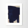 Affiche Berit Mogensen Lopez Blue 30 x 40 cm - The Poster Club