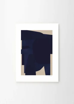 Affiche Berit Mogensen Lopez Blue 30 x 40 cm - The Poster Club