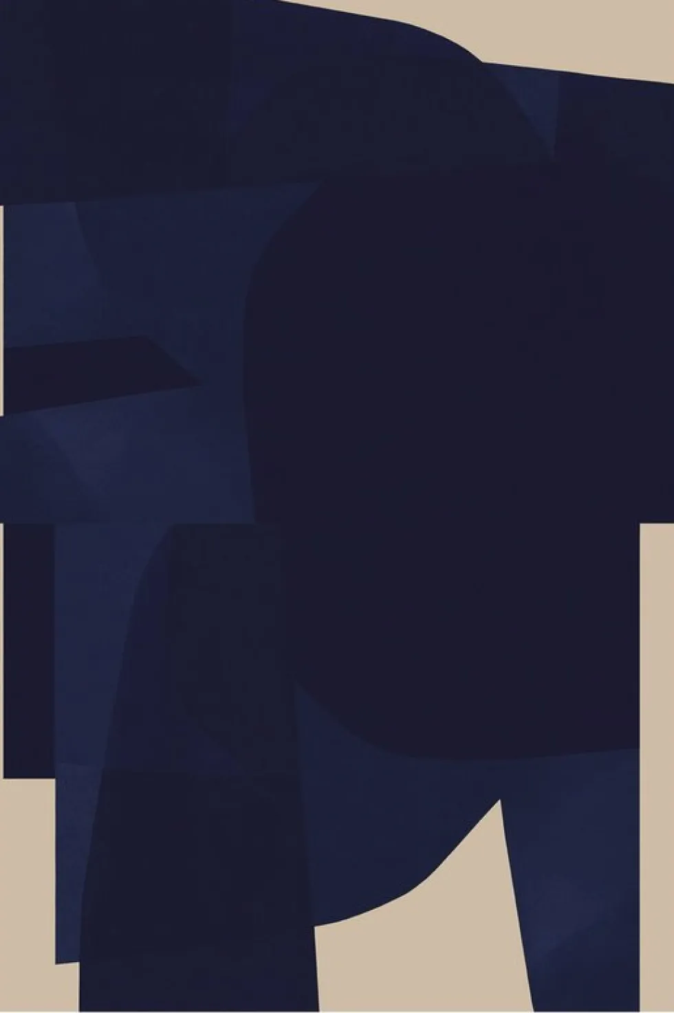 Affiche Berit Mogensen Lopez Blue 30 x 40 cm - The Poster Club