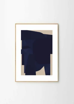 Affiche Berit Mogensen Lopez Blue 30 x 40 cm - The Poster Club