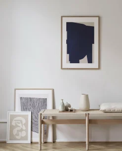 Affiche Berit Mogensen Lopez Blue 30 x 40 cm - The Poster Club