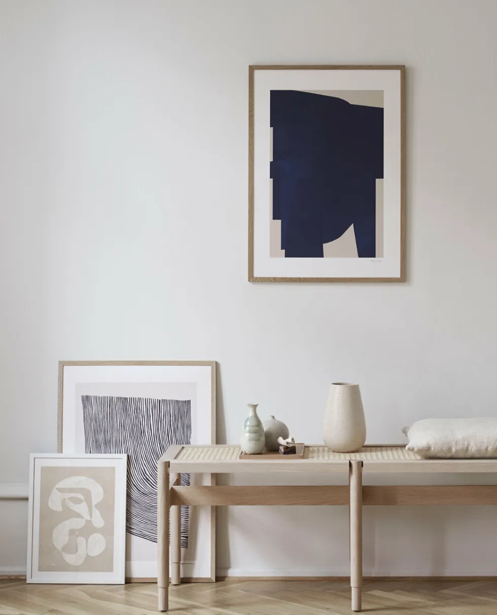 Affiche Berit Mogensen Lopez Blue 30 x 40 cm - The Poster Club