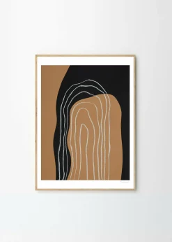 Affiche Berit Mogensen Lopez Shapes and Lines No 1 30 x 40 cm - The Poster Club
