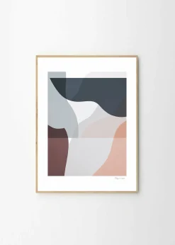 Affiche Berit Mogensen Lopez Soft Lines 02 50 x 70 cm - The Poster Club