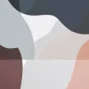 Affiche Berit Mogensen Lopez Soft Lines 02 30 x 40 cm - The Poster Club