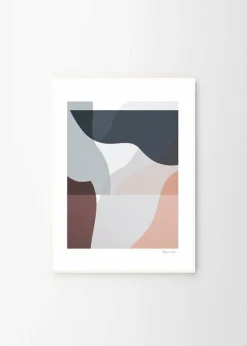 Affiche Berit Mogensen Lopez Soft Lines 02 30 x 40 cm - The Poster Club