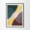 Affiche Berit Mogensen Lopez Yellow Flow 30 x 40 cm - The Poster Club