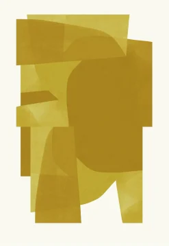 Affiche Berit Mogensen Lopez Yellow 30 x 40 cm - The Poster Club