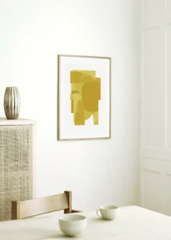 Affiche Berit Mogensen Lopez Yellow 50 x 70 cm - The Poster Club